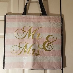 NEW- MR. & MRS. SHOPPING BAG